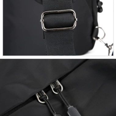 Túi đeo chéo to vải chống nước BAVY FASHION TĐC05AB - Đựng iPad, chống trộm, thời trang Hàn Quốc, giá 189k