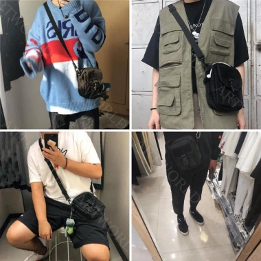 Túi đeo chéo unisex polyester cao cấp ARTW TDC019 - Khóa chống trộm, hộp mềm 8 Túi đeo chéo unisex polyester cao cấp ARTW TDC019 - Khóa chống trộm, hộp mềm 8
