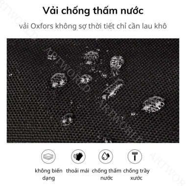 Túi đeo chéo unisex polyester cao cấp ARTW TDC019 - Khóa chống trộm, hộp mềm