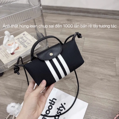 Túi đeo chéo và cầm tay nữ Longchamm họa tiết sọc ảnh thật - Bền đẹp, phù hợp tiệc, đi chơi, đi làm, giảm còn 58.900₫