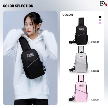 Túi đeo chéo ZDK D5 chống thấm nước cao cấp, đựng iPad, balo 1 quai du lịch phượt nam nữ 133k