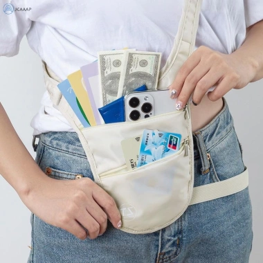 Túi đeo thắt lưng ISO siêu mỏng chống trộm, chống thấm nước, thể thao - 88.992đ