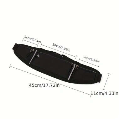 Túi đeo thắt lưng thể thao unisex - Balo chạy bộ mini chống nước cho điện thoại & chìa khóa