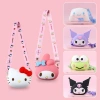 Túi Đeo Vai Silicon Sanrio Kuromi My Melody Hello Kitty Dễ Thương Quà Sinh Nhật Bé Gái 72.814₫