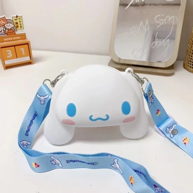 Túi Đeo Vai Silicon Sanrio Kuromi My Melody Hello Kitty Dễ Thương Quà Sinh Nhật Bé Gái 72.814₫ 9