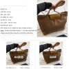 Túi đeo vai vải dù đơn giản màu nâu đen, sức chứa lớn đựng A4, phong cách Hàn Quốc - Đi làm và đi chơi 3