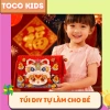 Túi DIY tự làm đeo chéo - Túi đựng lì xì bánh kẹo Tết cho bé, giá 47.800₫
