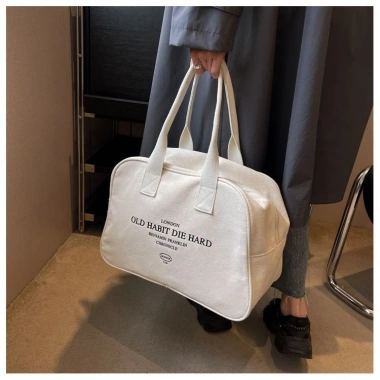 Túi du lịch Canvas dung tích lớn, nhẹ di động, thích hợp công sở - Giá 156k 5