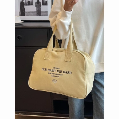 Túi du lịch Canvas dung tích lớn, nhẹ di động, thích hợp công sở - Giá 156k 7