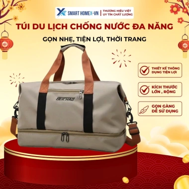 Túi du lịch chống nước đa năng Ngăn giày, gọn nhẹ, tiện lợi, thời trang, 145k