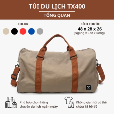 Túi du lịch Classic Bag 400 - Trượt nước cao cấp, ngăn giày tiện lợi, giá 229.000 VND 6