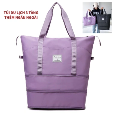 Túi du lịch cỡ lớn 2 tầng chống thấm nước đa năng - Giá 65.000đ, giảm ngay 4