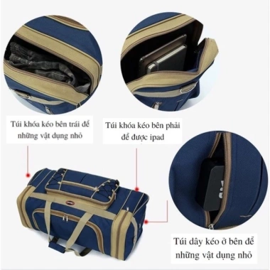 Túi du lịch cỡ lớn đa năng đựng quần áo túi trống thể thao nam nữ đi phượt tiện dụng 149k