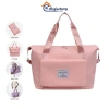 Túi Du Lịch Đa Năng 2 Tầng Cỡ Lớn - Chống Nước, Gấp Gọn, Ngăn Giày & Cài Vali 2