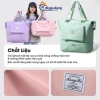 Túi Du Lịch Đa Năng 2 Tầng Cỡ Lớn - Chống Nước, Gấp Gọn, Ngăn Giày & Cài Vali 9