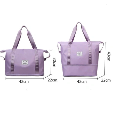 Túi Du Lịch Đa Năng 2 Tầng Gấp Gọn - Nhiều Màu, Nhẹ Nhàng, Giá 73.700₫ 8