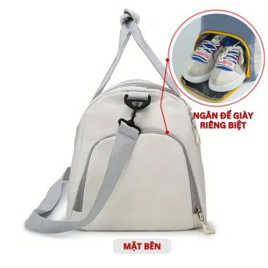 Túi Du Lịch Đa Năng Đựng Quần Áo, Ngăn Giày Riêng - Chống Thấm, Nhẹ Gọn 189k
