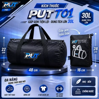 Túi Du Lịch Gấp Gọn 30L ZDK B3 Xách Tay Chống Nước Đa Năng Giá chỉ 99.000 VND 5