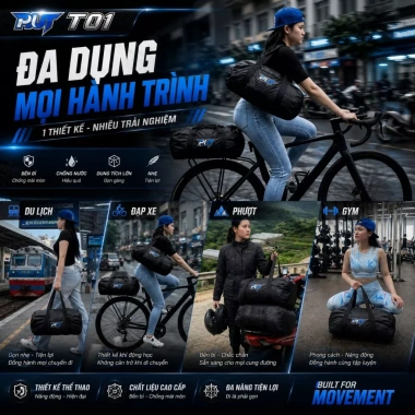 Túi Du Lịch Gấp Gọn 30L ZDK B3 Xách Tay Chống Nước Đa Năng Giá chỉ 99.000 VND 9