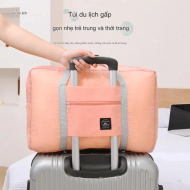 Túi du lịch gấp gọn đa năng vải Oxford TX07 Cài vali tiện cho picnic, dã ngoại 5