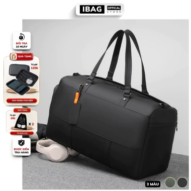 Túi du lịch IBAG vải Oxford, chống thấm nước, chống bụi, bền bỉ - 418.000₫