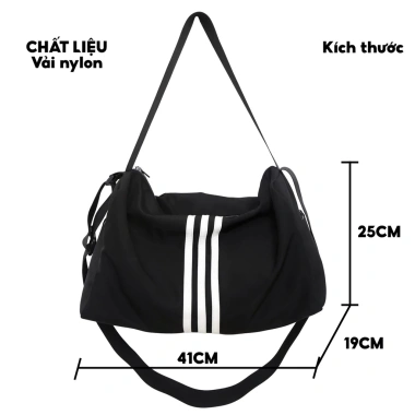 Túi du lịch kẻ sọc unisex đa năng FA518-5 - ngăn giày, quần áo tập gym, giá chỉ 345.000₫ 2