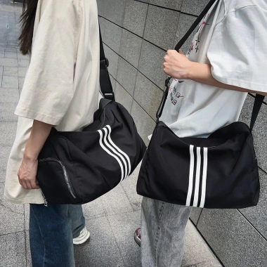 Túi du lịch kẻ sọc unisex đa năng FA518-5 - ngăn giày, quần áo tập gym, giá chỉ 345.000₫ 7