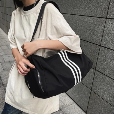 Túi du lịch kẻ sọc unisex đa năng FA518-5 - ngăn giày, quần áo tập gym, giá chỉ 345.000₫ 8