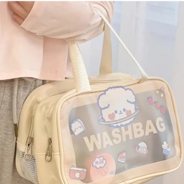 Túi du lịch mỹ phẩm và trang điểm chống nước cỡ lớn, sticker DIY đáng yêu - giá chỉ 49.900₫ 3 Túi du lịch mỹ phẩm và trang điểm chống nước cỡ lớn, sticker DIY đáng yêu - giá chỉ 49.900₫ 3