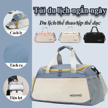 Túi Du Lịch Ngắn Ngày Cao Cấp - Thể Thao Đa Năng, Ngăn Giày Riêng, Sức Chứa Lớn, Giá 168.052 VND