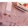 Túi du lịch nữ ngăn giày cỡ lớn, pink, tay cầm tiện, hành lý máy bay, 165k 3