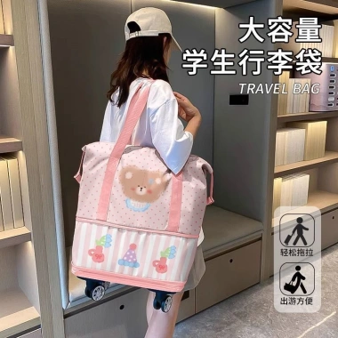 Túi du lịch Pulley công suất lớn - Duffel chống nước, phù hợp ngắn chuyến 5