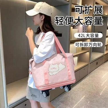 Túi du lịch Pulley công suất lớn - Duffel chống nước, phù hợp ngắn chuyến 8