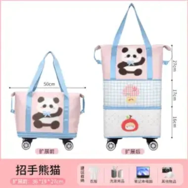 Túi du lịch Pulley công suất lớn - Duffel chống nước, phù hợp ngắn chuyến 10