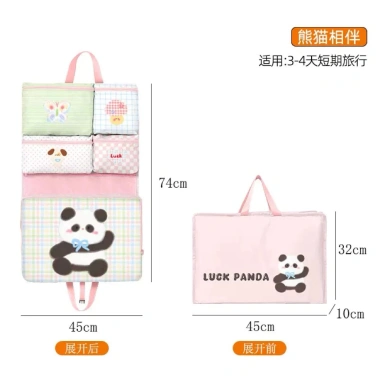 Túi Du Lịch Puppy Đa Năng - Đựng Đồ Đi Chơi, Biển, Cài Vali, Polyester Hoạ Tiết, 99.000₫ 9