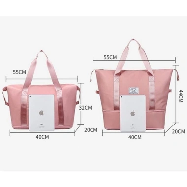 Túi Du Lịch Size Đại Chất Vải Dù Chống Nước Nới Đáy TUI-140 Đeo Vai Giá 99.000₫ 5
