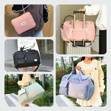 Túi du lịch sức chứa lớn, ngăn ướt‑khô, chống nước, bền bỉ cho công tác ngắn ngày 4