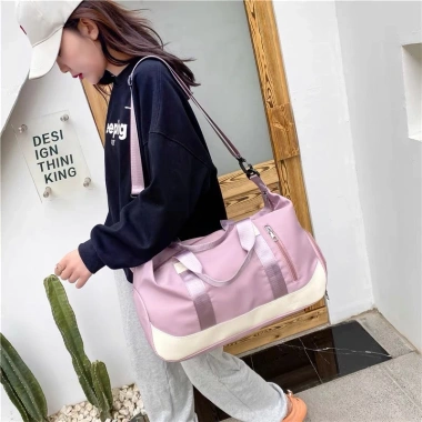 Túi du lịch vải chống thấm da thời trang, ngăn giày riêng, dây đeo chéo chắc chắn – chỉ 158.925₫ 5