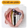 Túi du lịch vải dù 41cm màu tím chống nước, quai xách, ngăn cài vali, gọn gàng 5