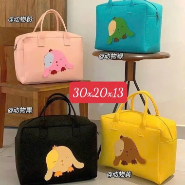 Túi Du Lịch Vải Nỉ Nhẹ Mềm Mại Họa Tiết Hoạt Hình Hàn Quốc 24.798 VND 5 Túi Du Lịch Vải Nỉ Nhẹ Mềm Mại Họa Tiết Hoạt Hình Hàn Quốc 24.798 VND 5