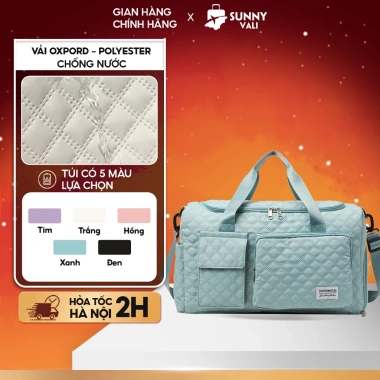 Túi du lịch xách tay SUNNY-T08 chống nước cỡ lớn ngăn phụ quai cài vali - 209.000 VND
