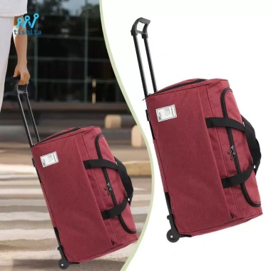 Túi Duffel Bánh Xe Oxford Chống Thấm, Gập Lại, Ngăn Hành Lý Doanh Nhân - 432.000 VND 8