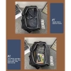 Túi duffel thể thao nylon chống thấm nước 3 màu, dung tích lớn, ngăn đa chức năng, túi đeo vai khô ướt 4