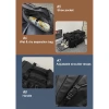 Túi duffel thể thao nylon chống thấm nước 3 màu, dung tích lớn, ngăn đa chức năng, túi đeo vai khô ướt 6