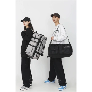 Túi duffel thể thao nylon chống thấm nước 3 màu, dung tích lớn, ngăn đa chức năng, túi đeo vai khô ướt 8