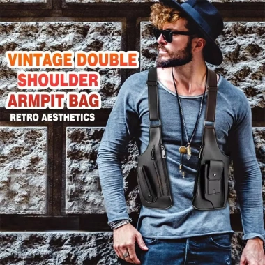 Túi đựng áo Vest da cổ điển đa chức năng, chống trộm, đeo ngực nhiều ngăn, giá 288k 6 Túi đựng áo Vest da cổ điển đa chức năng, chống trộm, đeo ngực nhiều ngăn, giá 288k 6