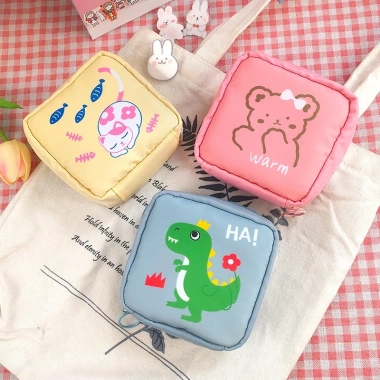 Túi đựng băng vệ sinh & mỹ phẩm phong cách Hàn Quốc xinh xắn, nhỏ gọn, chống thấm nước - giá chỉ 28.990₫ 7