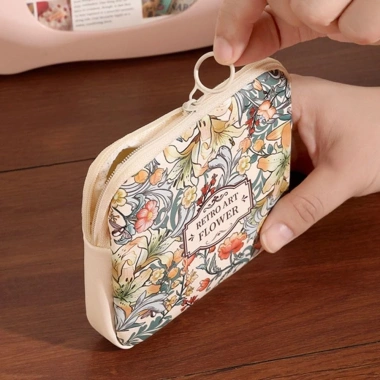 Túi đựng băng vệ sinh và mỹ phẩm đa năng dung tích lớn, bộ sắp xếp cáp Mini PVC - Giá chỉ 35.000 VND 6