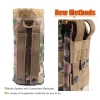 Túi đựng chai nước thể thao chống mài mòn, dây rút Molle, carabiner - Hydrat hoá du lịch 2