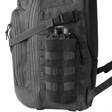 Túi đựng chai nước thể thao chống mài mòn, dây rút Molle, carabiner - Hydrat hoá du lịch
